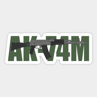 AK-74 Modernized ( Kalashnikov assault rifle) Color version Sticker